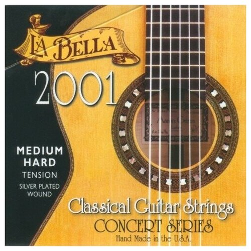 Струны для акустической гитары LA BELLA 2001 Medium Hard