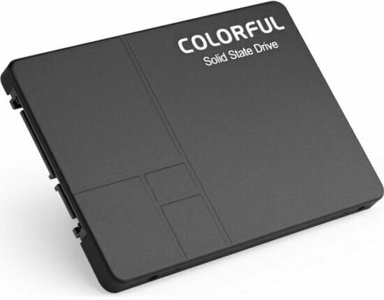 Жесткий диск SSD Colorful 2.5 SL300 Client SSD 128GB SATA 6Gb/s, 500/410, IOPS 60/55K, MTBF 1M, 3D NAND TLC, DRAM lessMB, 80TBW, Retail