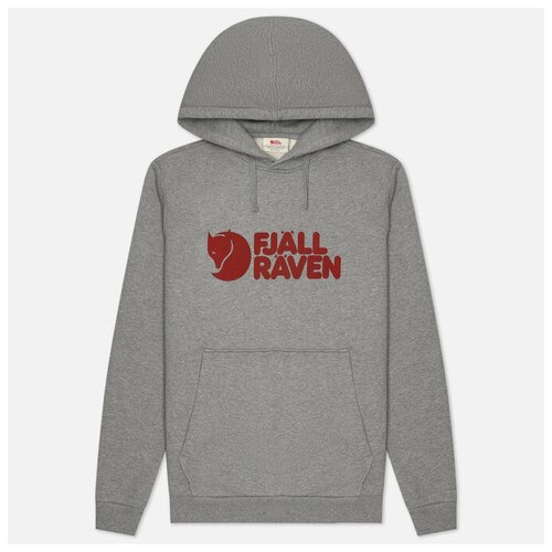 Мужская толстовка Fjallraven Logo Hoodie серый, Размер L