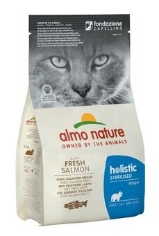 Almo Nature Для кастрированных кошек с Лососем и Рисом (Holistic - Sterilised - Salmon) 661 | Functional Adult Sterilised Salmon and Rice 0,4 кг 20356 (2 шт)