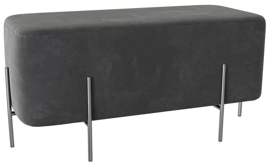 фото Банкетка Archy. SUPERA Luxemebel. Антивандальная замшевая ткань.