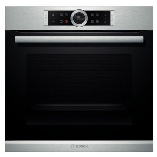 Встраиваемый электрический духовой шкаф Bosch HBG655BS1M Series 8, 595x594x548, 71 л, 3600 Вт 13 режимов гриль EcoClean 4D HotAir 10 автопрограмм противень гриль gefu 33х18 7х2 5 см сталь нержавеющая