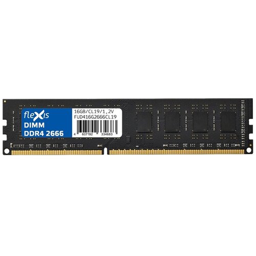 Оперативная память Flexis Memory DDR4 DIMM 16GB 2666 CL19 FUD416G2666CL19