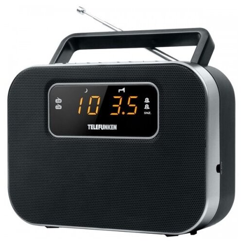 Радиоприемник Telefunken Tf-1640 черный с серебром 172500₽
