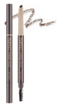 Missha Карандаш для бровей The Style Perfect Eyebrow Styler, оттенок dark brown