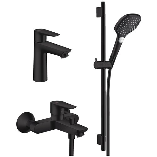 Комплект смесителей для ванны Hansgrohe Talis E SET630 черный матовый (71710670, 71740670) hansgrohe