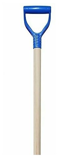 Лопата снеговая 420*400мм Амбидекстр Капелла с деревянным черенком и D-обр. ручкой - фотография № 2