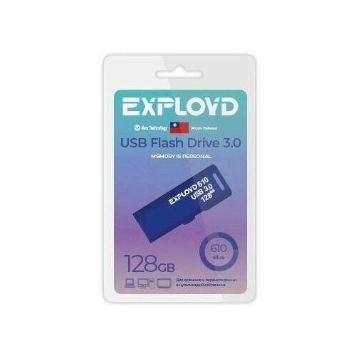 USB флэш-накопитель EXPLOYD EX-128GB-610-Blue USB 3.0 1255176