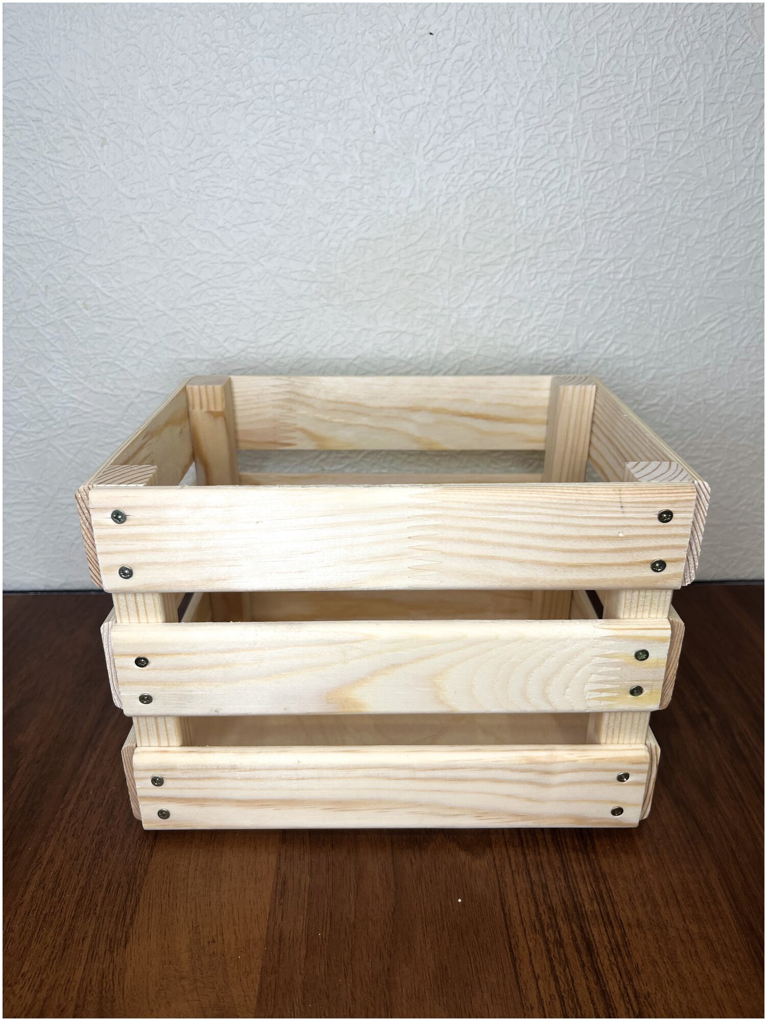 Деревянный ящик для хранения 20*15*15 см ручной работы