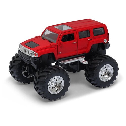 фото Машинка welly 47001 велли модель машины 1:34-39 hummer h3 big wheel