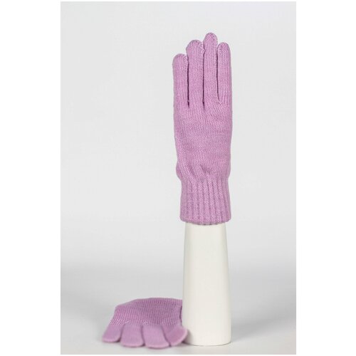 фото Перчатки ferz зимние, шерсть, размер m, фиолетовый