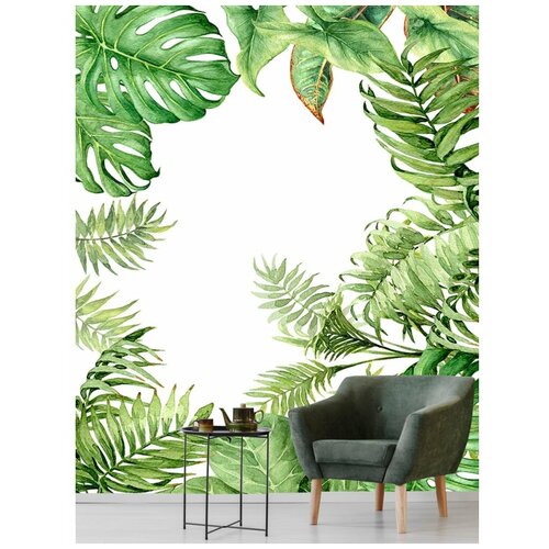 Фотообои Fotooboikin Тропические листья 200х270 см 3261₽