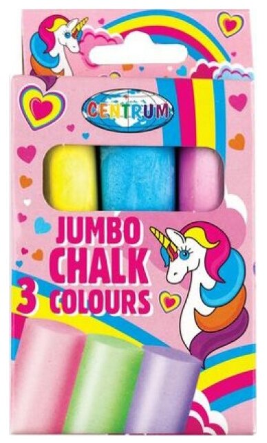 CENTRUM Мелки цветные Jumbo, 3 цвета