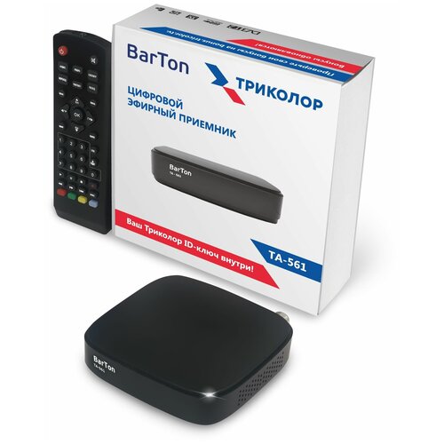 Цифровой эфирный приемник BarTon TA-561 ресивер для цифрового тв dvb t2 barton ta 561