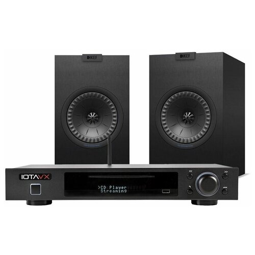 C полочной акустикой IOTAVX NP3 + KEF Q150 Satin Black