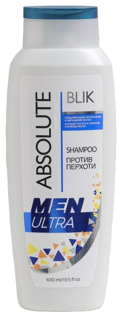 Absolute Blik Шампунь для волос Men Ultra Против перхоти, 400 мл