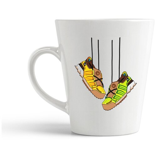 фото Кружка-латте coolpodarok иллюстрация. кросовки