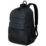 Рюкзак / ранец / портфель школьный, подростковый для мальчика / девочки вместительный Brauberg Dynamic универсальный, эргономичный, черный, 43х30х13см - изображение