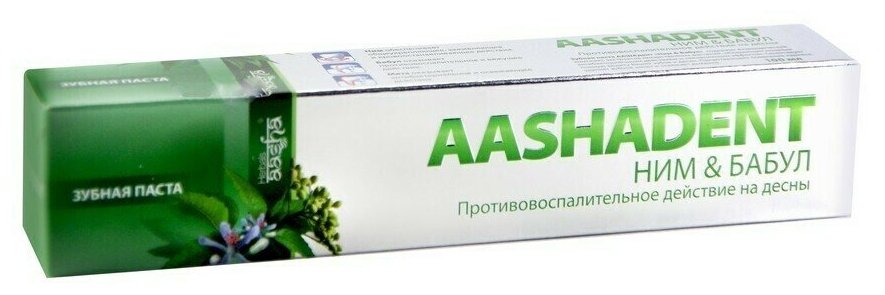 Аюрведическая зубная паста Ним Бабул Aasha Herbals 100 г