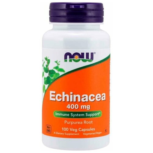 Капсулы NOW Echinacea, 100 г, 400 мг, 100 шт.