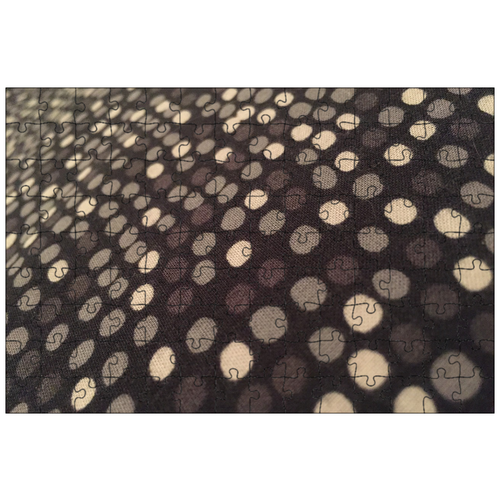фото Магнитный пазл 27x18см."подушка, точки, черное и белое" на холодильник lotsprints