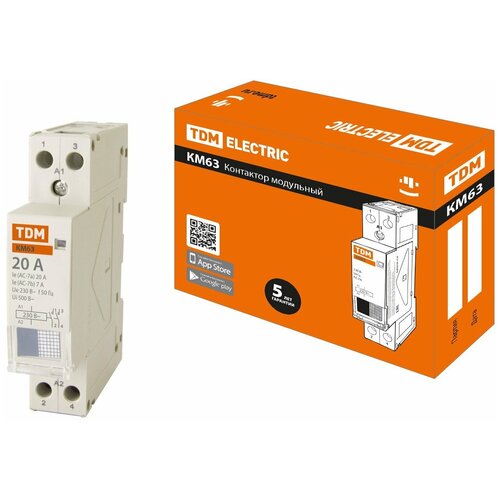 Модульный контактор TDM ELECTRIC SQ0213-0001 20А