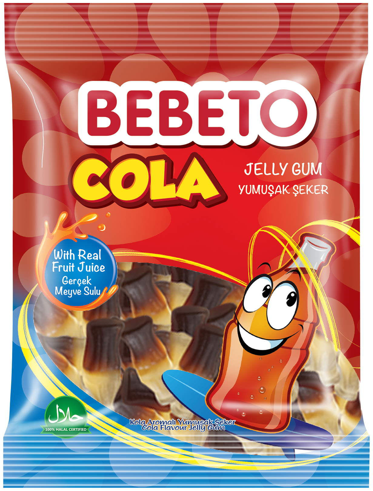 Мармелад жевательный Bebeto Cola 70г Турция