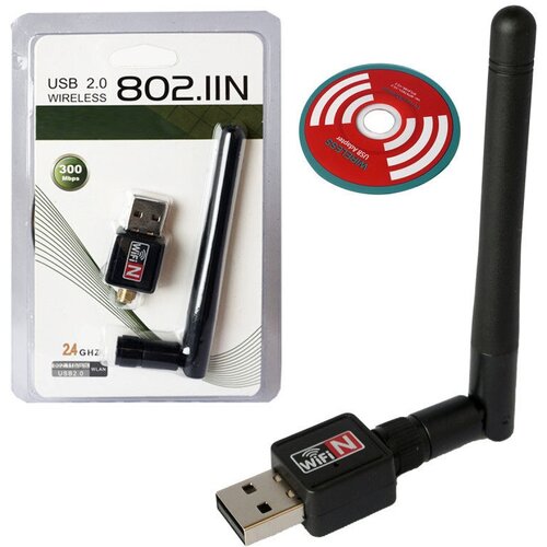 Адаптер Wi-Fi USB беспроводной с антенной для DVB-T2 приставок с поддержкой IPTV wi fi адаптер для компьютера беспроводной с антенной usb ltx w04 3dbi 150мбит