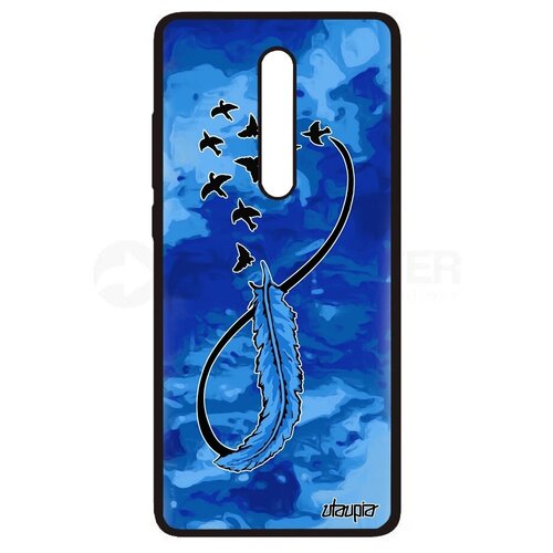 фото Защитный чехол на смартфон // xiaomi redmi k20 // "бесконечность" дизайн стиль, utaupia, голубой