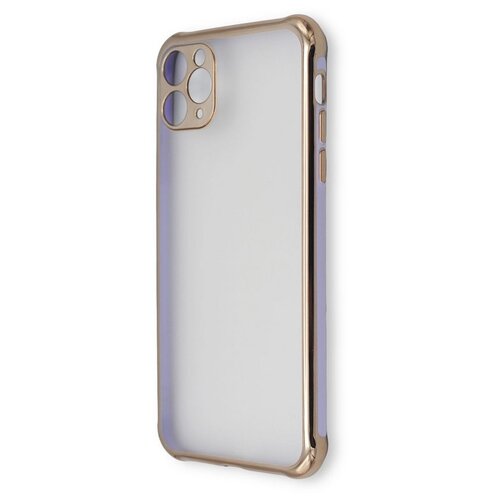 фото Чехол luxury gold для apple iphone 11 pro max сиреневый ycase