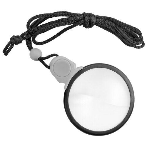 Лупа OfficeSpace 50мм нашейная 4-х кратное увеличение на шнурке 2 штуки 556₽