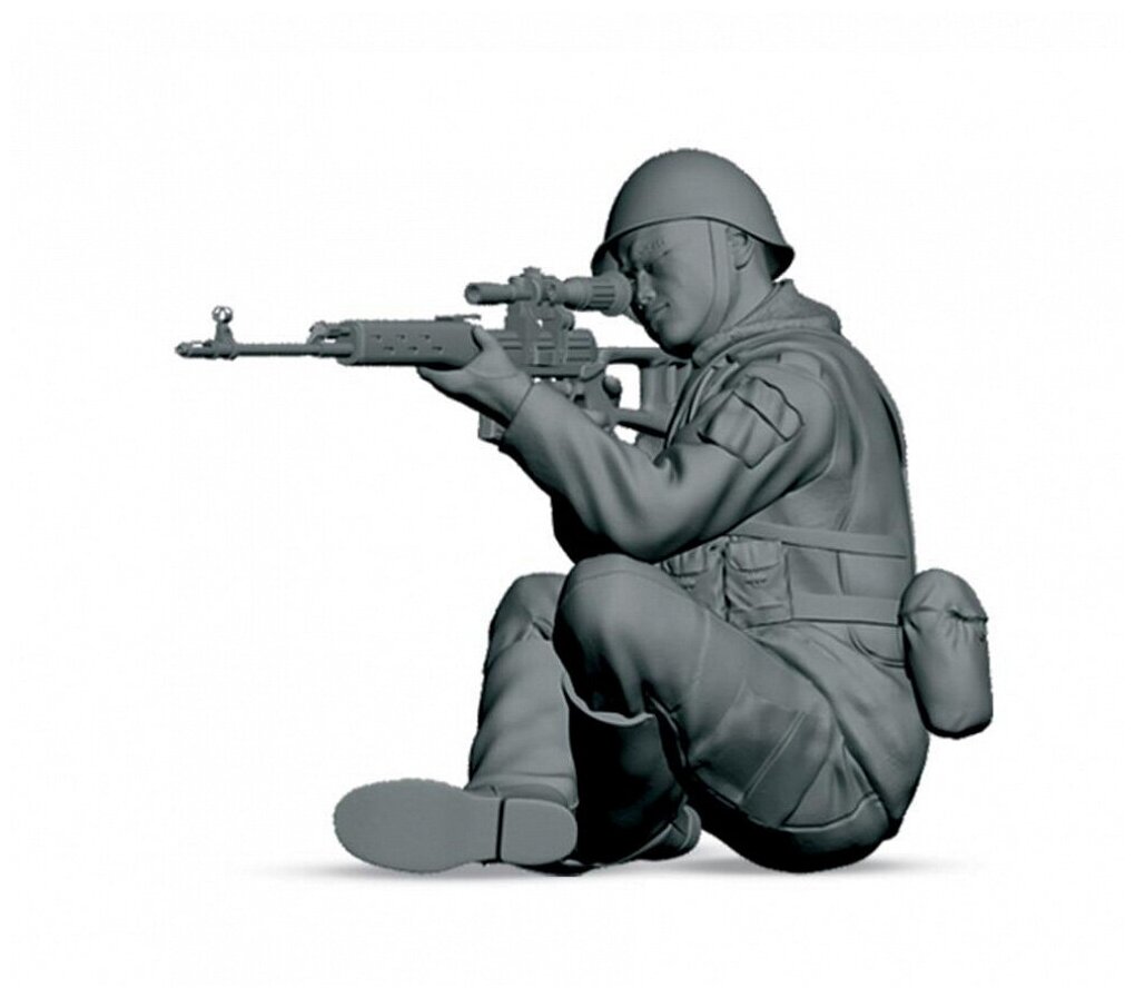 Сборная модель "Советские десантники. Афганистан" (3619) - фото №8
