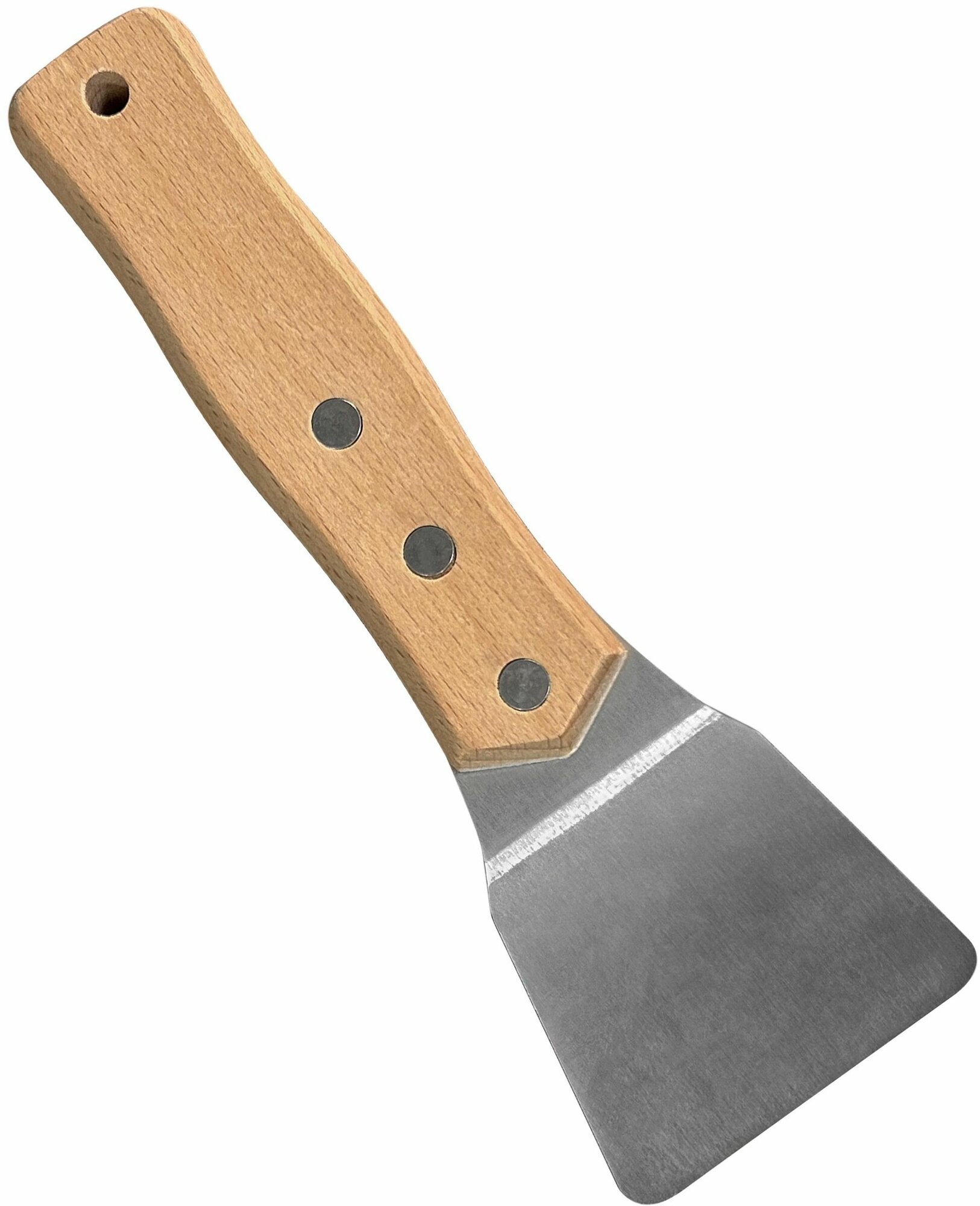 Шпатель монтажный для натяжных потолков Vertextools 70 мм, сталь - фото №3