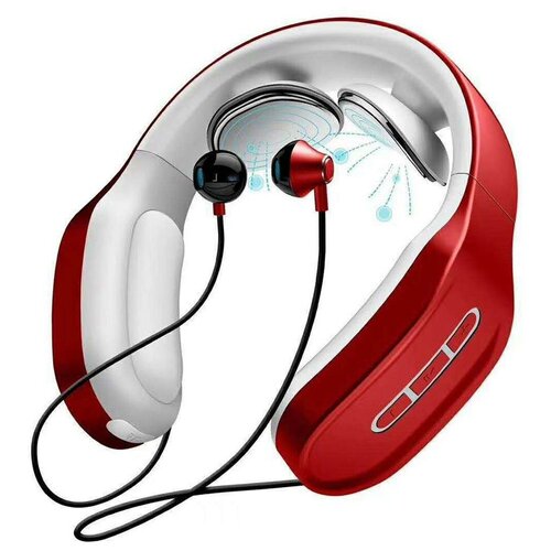 Беспроводная гарнитура с массажером шеи Наушники вкладыши Красный цвет 339900₽