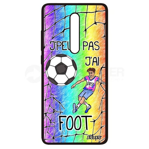 фото Противоударный чехол для смартфона // xiaomi mi 9t pro // "не могу - у меня футбол!" шутка картинка, utaupia, цветной