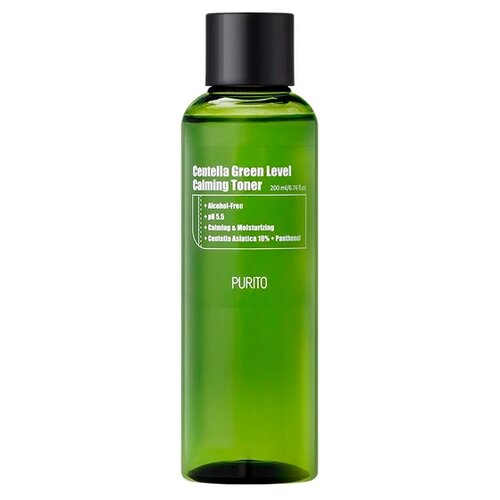 Purito Тонер Centella Green Level Calming, 200 мл уход за лицом purito успокаивающий тонер с центеллой centella unscented toner