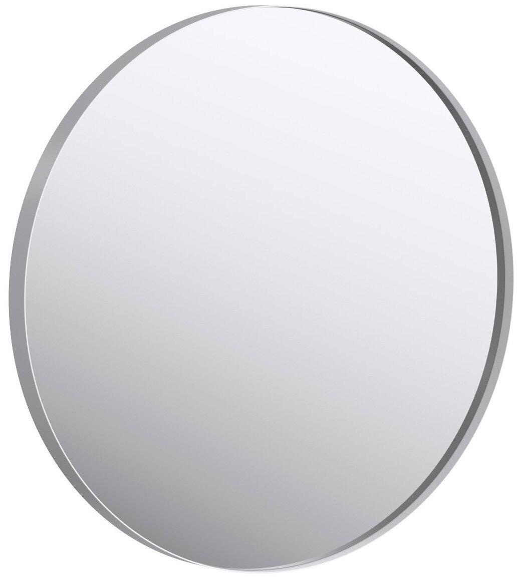 Зеркало в металлической раме, 60 см, цвет белый, RM Aqwella RM0206W