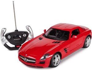 Машина на радиоуправлении Rastar 1:14 Mercedes-Benz SLS AMG, цвет красный