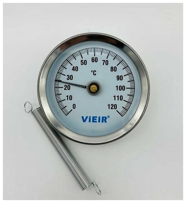 Термометр накладной с пружиной (YL17)
