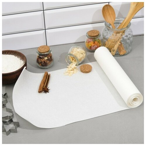 Пергамент силиконизированный белый жиростойкий 38 см х 75 м 2168₽