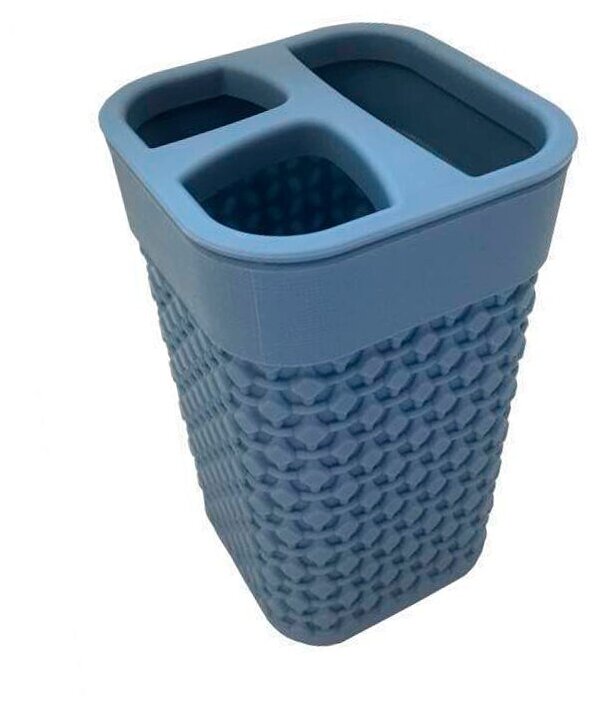 фото Подставка для зубных щеток Plast Team Oslo Туманно-Голубой 1 шт