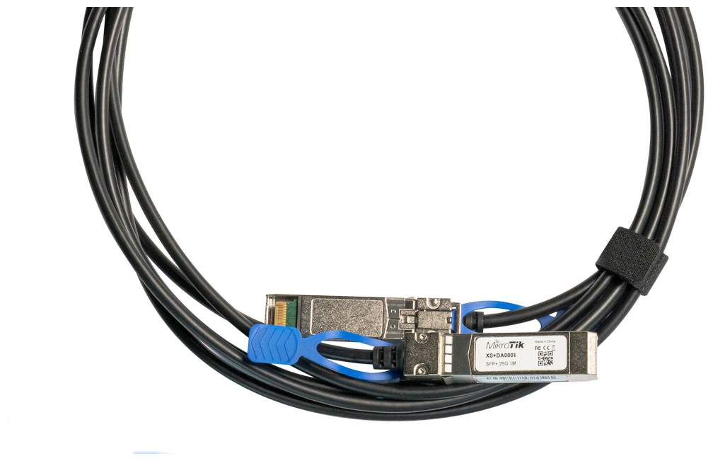 Кабель MIKROTIK XS+DA0001 SFP/SFP+/SFP28 1/10/25G direct attach cable 1m