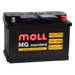 Аккумулятор Moll MG Standard 75 Ач 720А низкий