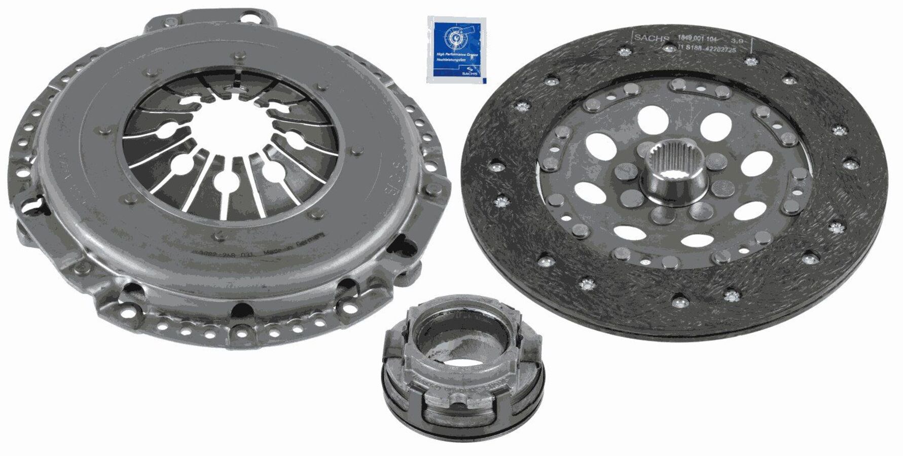 Компл. сцепления Mercedes Vito 110,114 Mot.111,601 240Мм (SACHS 3000 846 501)