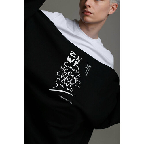 фото Худи znwr, размер onesize, черный