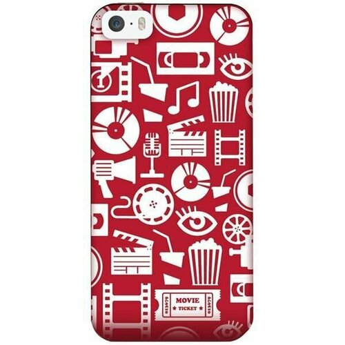 Чехол бампер накладка для телефона Apple iPhone 5/5S/SE Canyon красный, айфон 5
