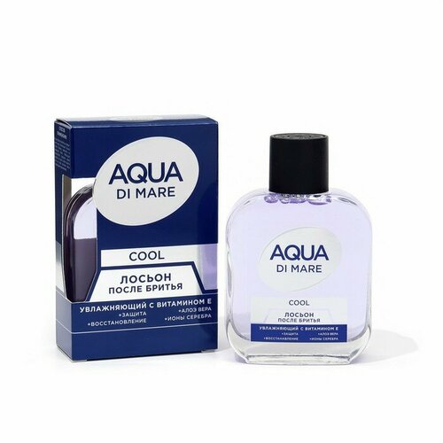 туалетная вода artparfum aqua di mare cool 100 мл Лосьон увлажняющий после бритья Aqua Di Mare Cool с витамином E, 100 мг