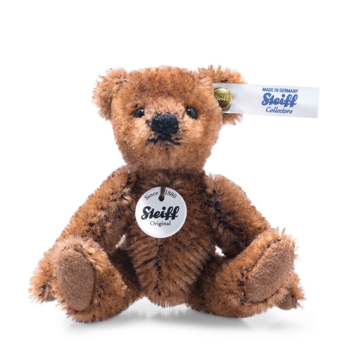 Мягкая игрушка Steiff Mini Teddy bear brown (Штайф мини мишка Тедди коричневый 9 см)