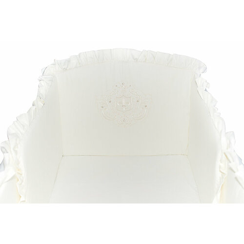 Бортик для детской кроватки МамаШила Династия сатин бежевый 10105 2989₽