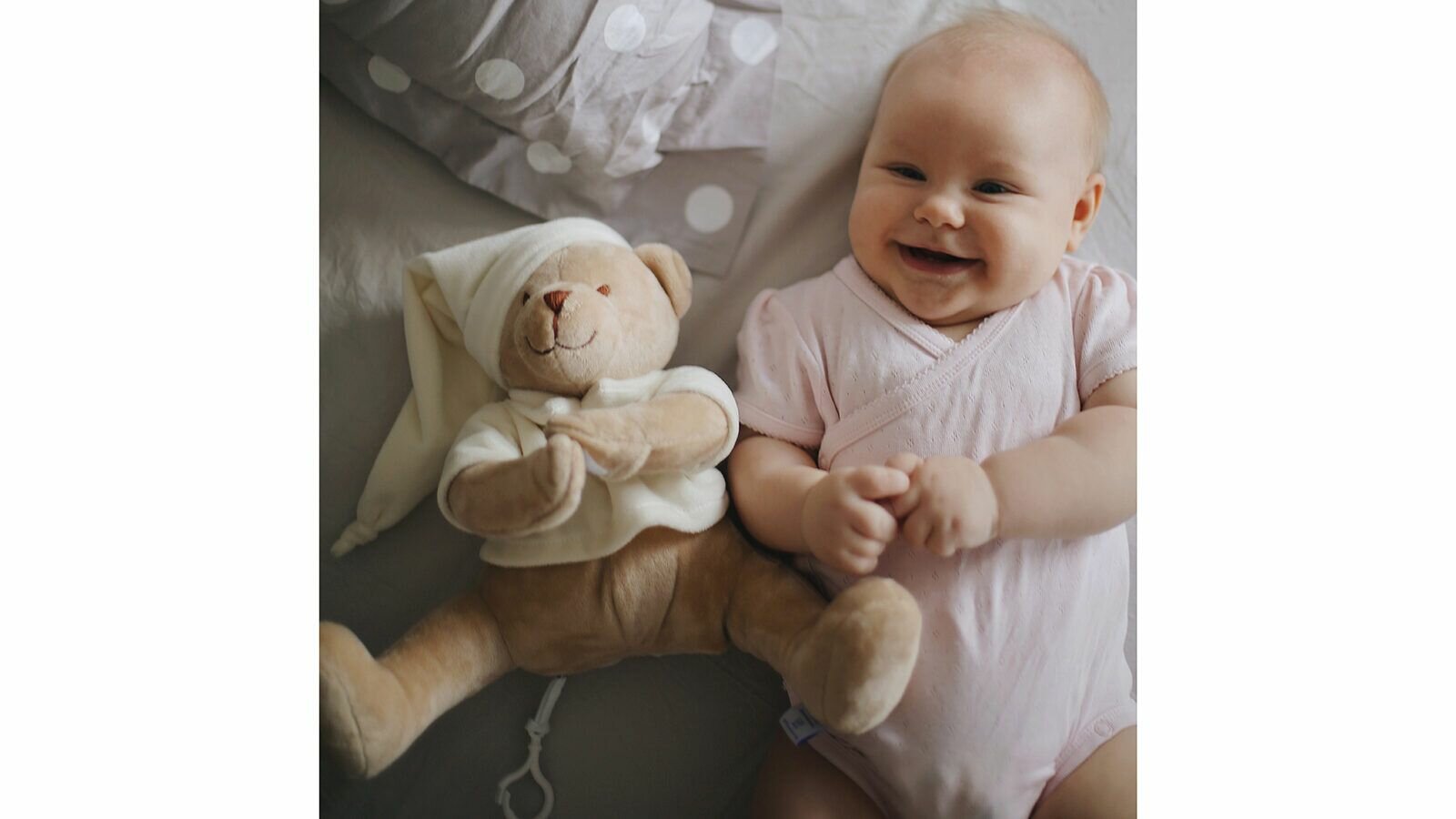 Drema BabyDou 101 Мишка DrЁma BabyDou, бежевый - фото №17